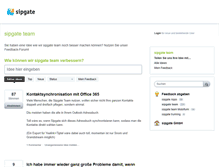 Tablet Screenshot of feedback.sipgate.de
